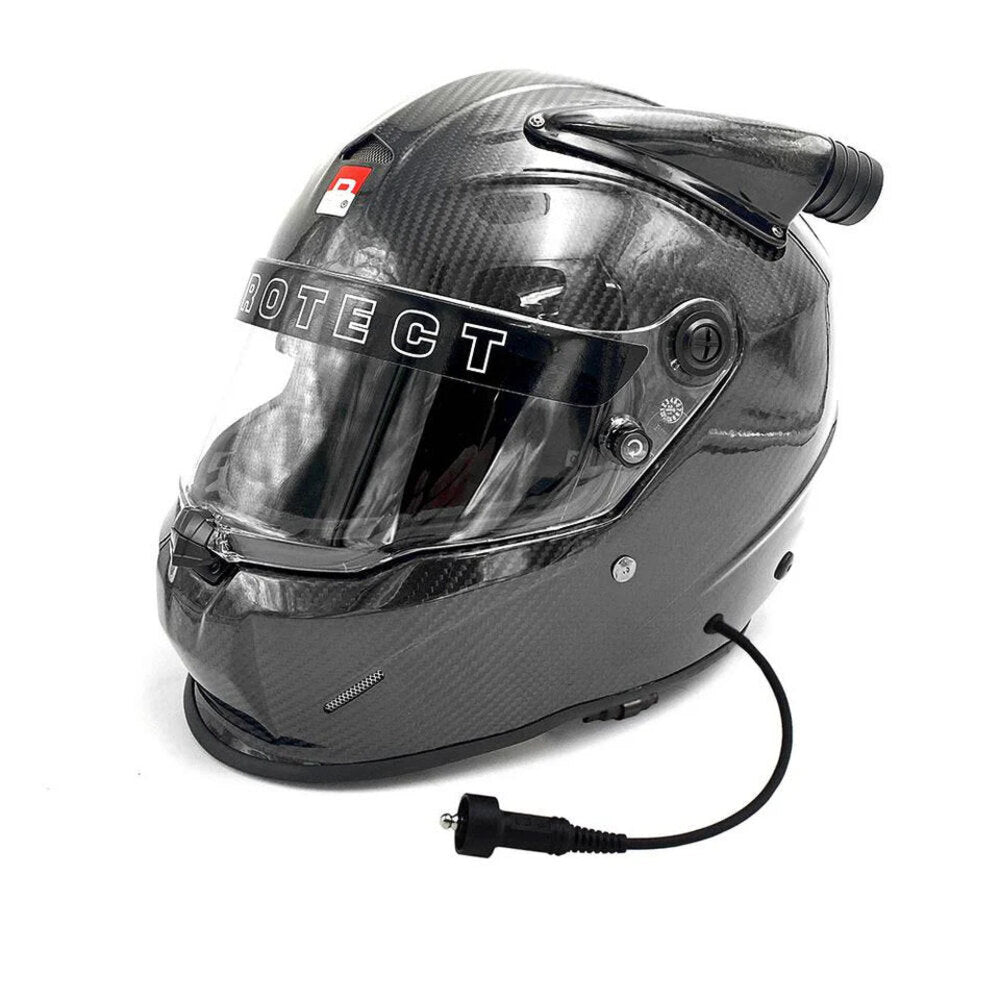 PCI Race Radios Wired Pyrotect Pro Race Carbon Mid Air SA2020 Helmet