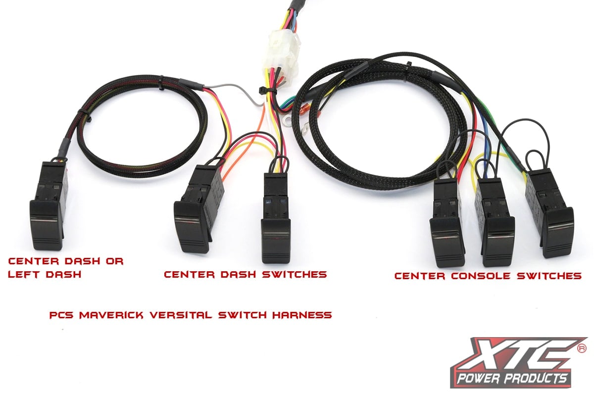 XTC Can-Am Maverick X3 Plug & Play 6 Switch Power Control System