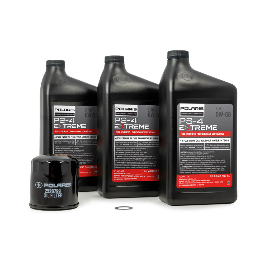 Polaris Full Synthetic 3 Quarts Oil Change Kit