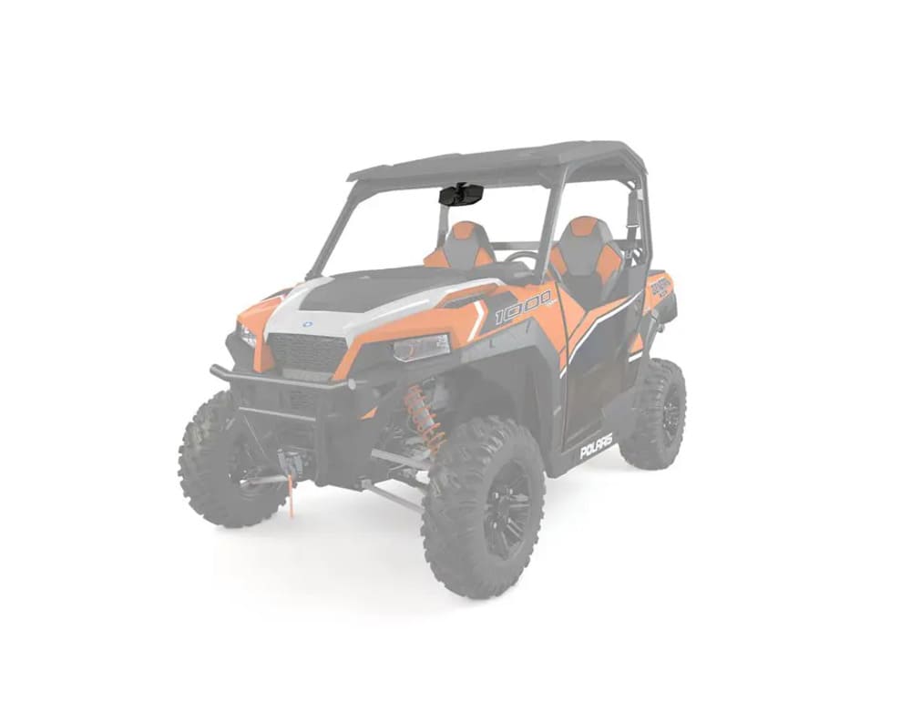 Polaris General Rear View Convex Mirror Vehicle Frame Mounted - Qty 1