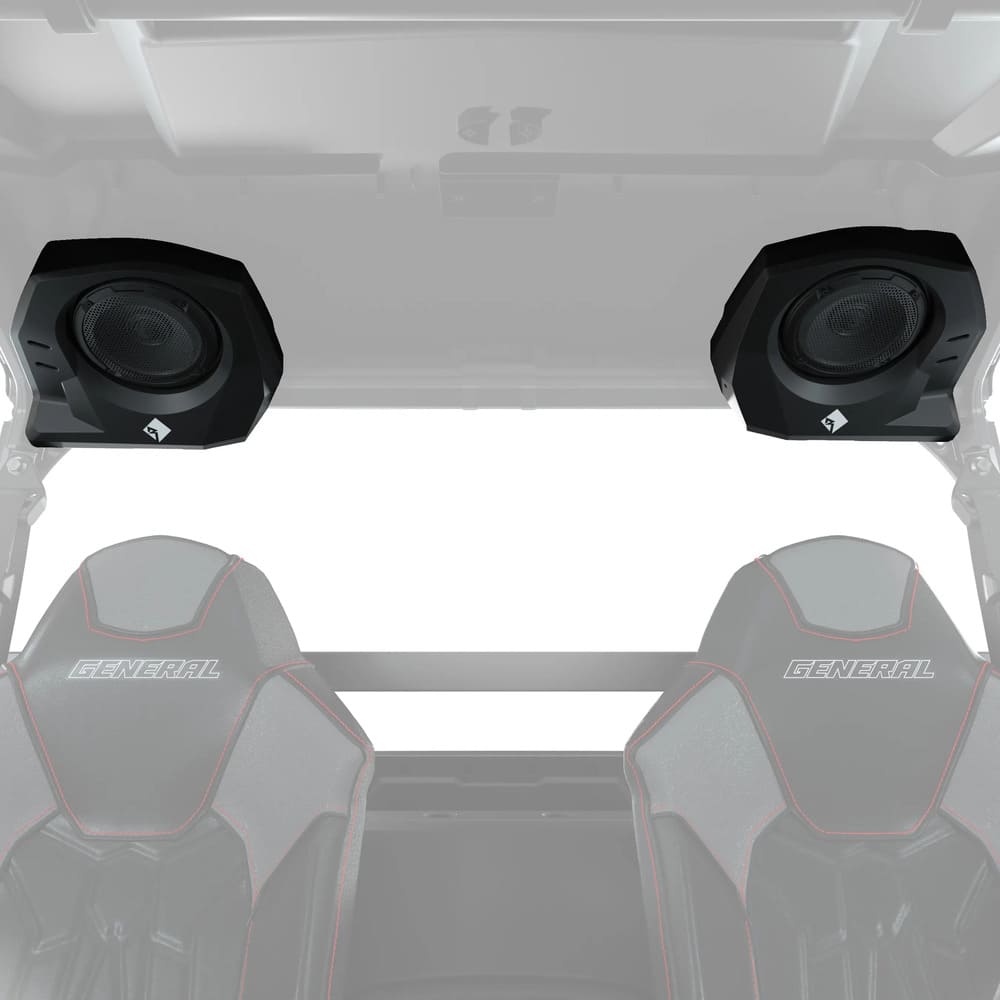 Polaris General Ride Command Rockford Fosgate Stage 2&3 Front&Rear Speakers Audio Kit