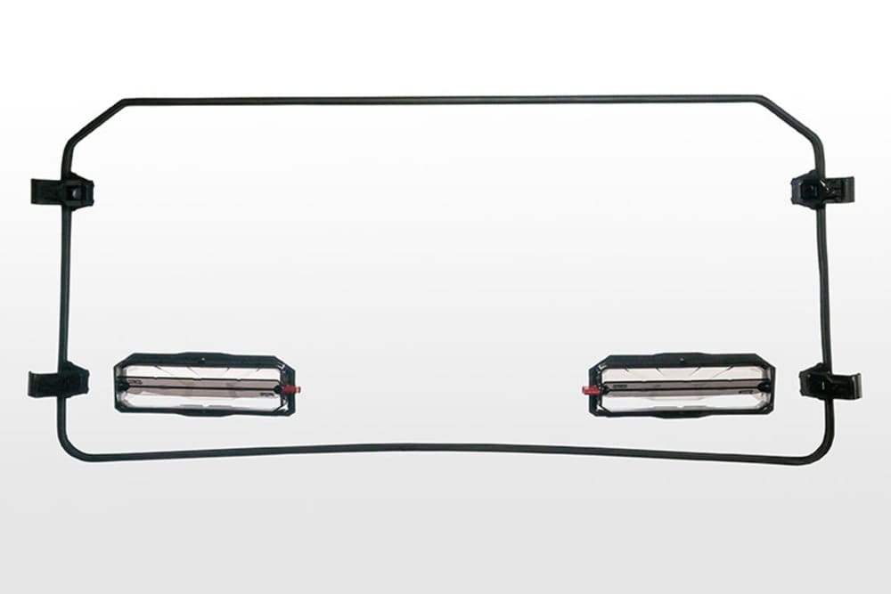 Seizmik Polaris General Toolless Versa-Vent Windshield - UV Resistant Polycarbonate