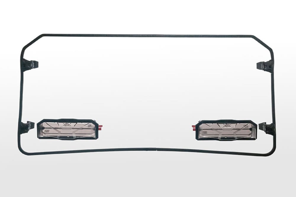 Seizmik Polaris General Toolless Versa-Vent Windshield - UV Resistant Polycarbonate