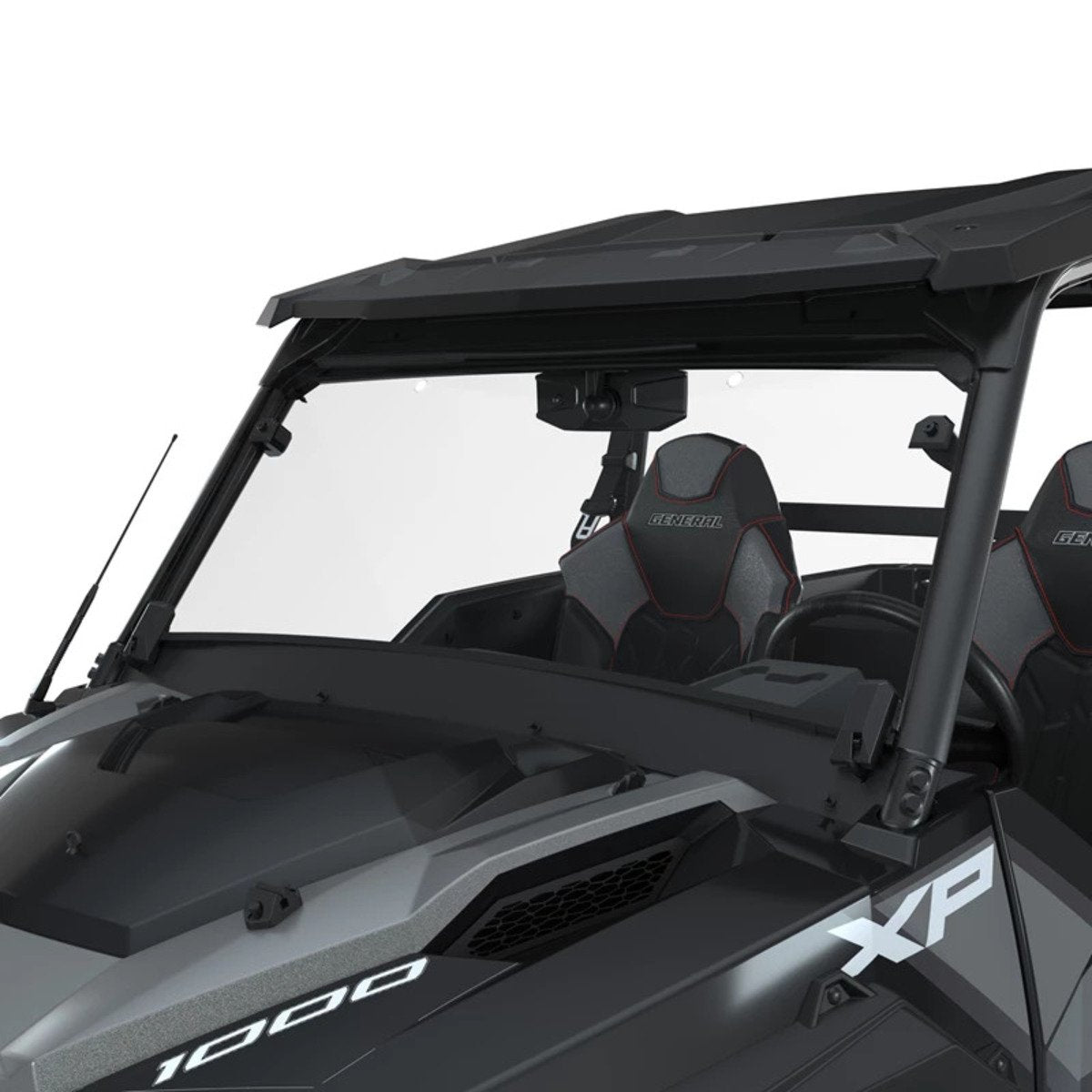 Polaris General XP 1000 Flip-Down Windshield - Poly