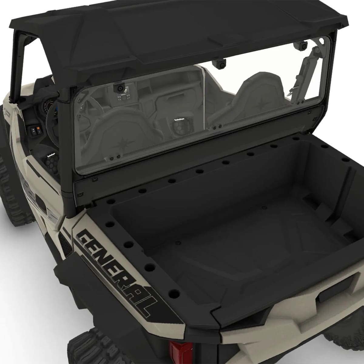 Polaris General XP 1000 Trail Lock & Ride Poly Rear Panel