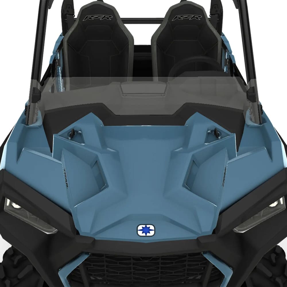 Polaris Hard Coat Poly Lock & Ride Half Windshield