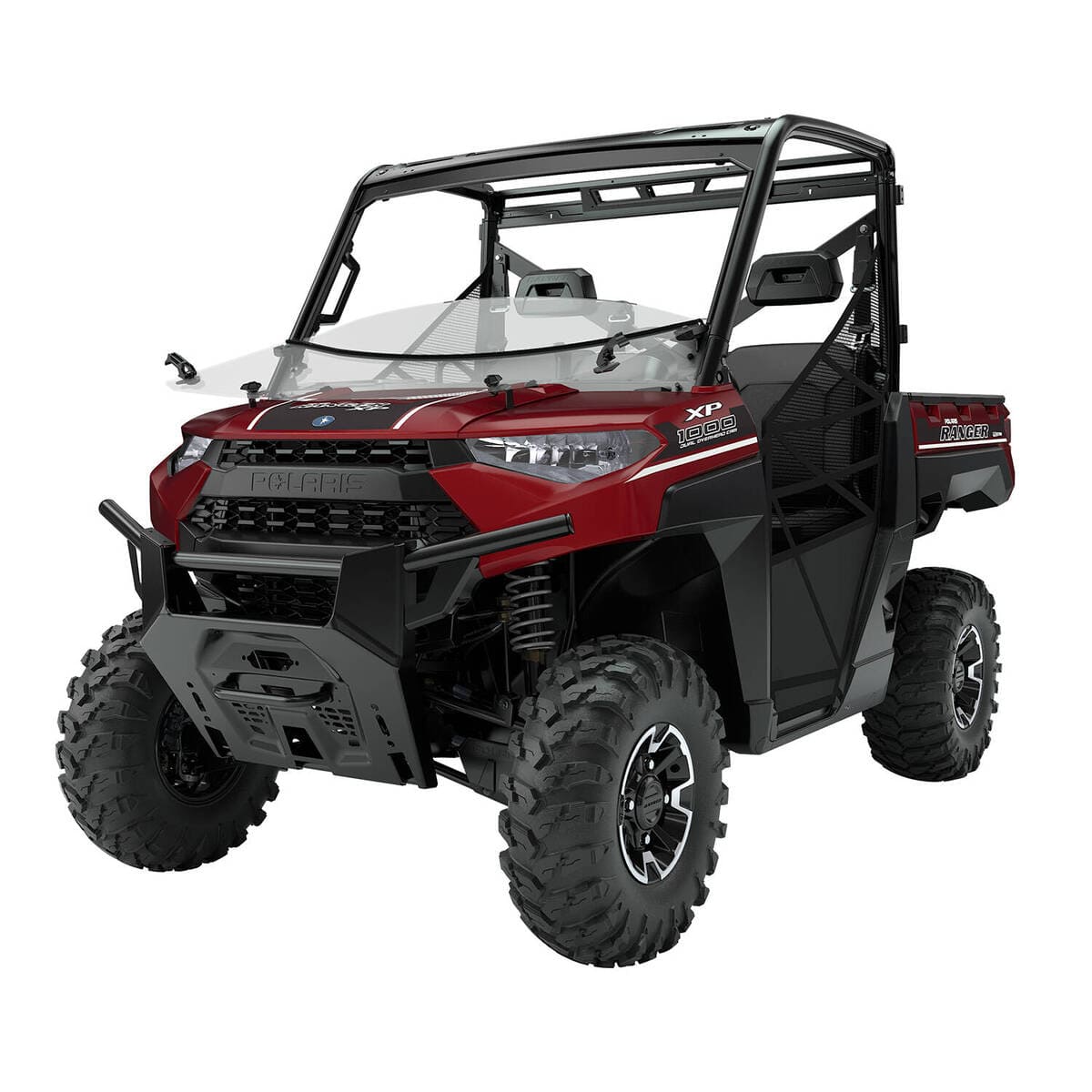 Polaris Hard Coat Polycarbonate Flip Down Windshield