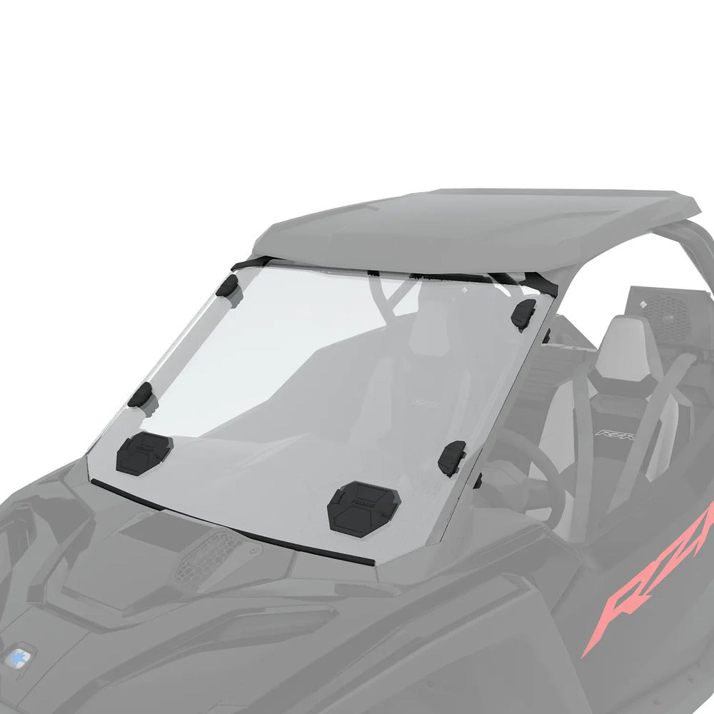 Polaris Lock & Ride Full Vented Windshield - Hard Coat Poly