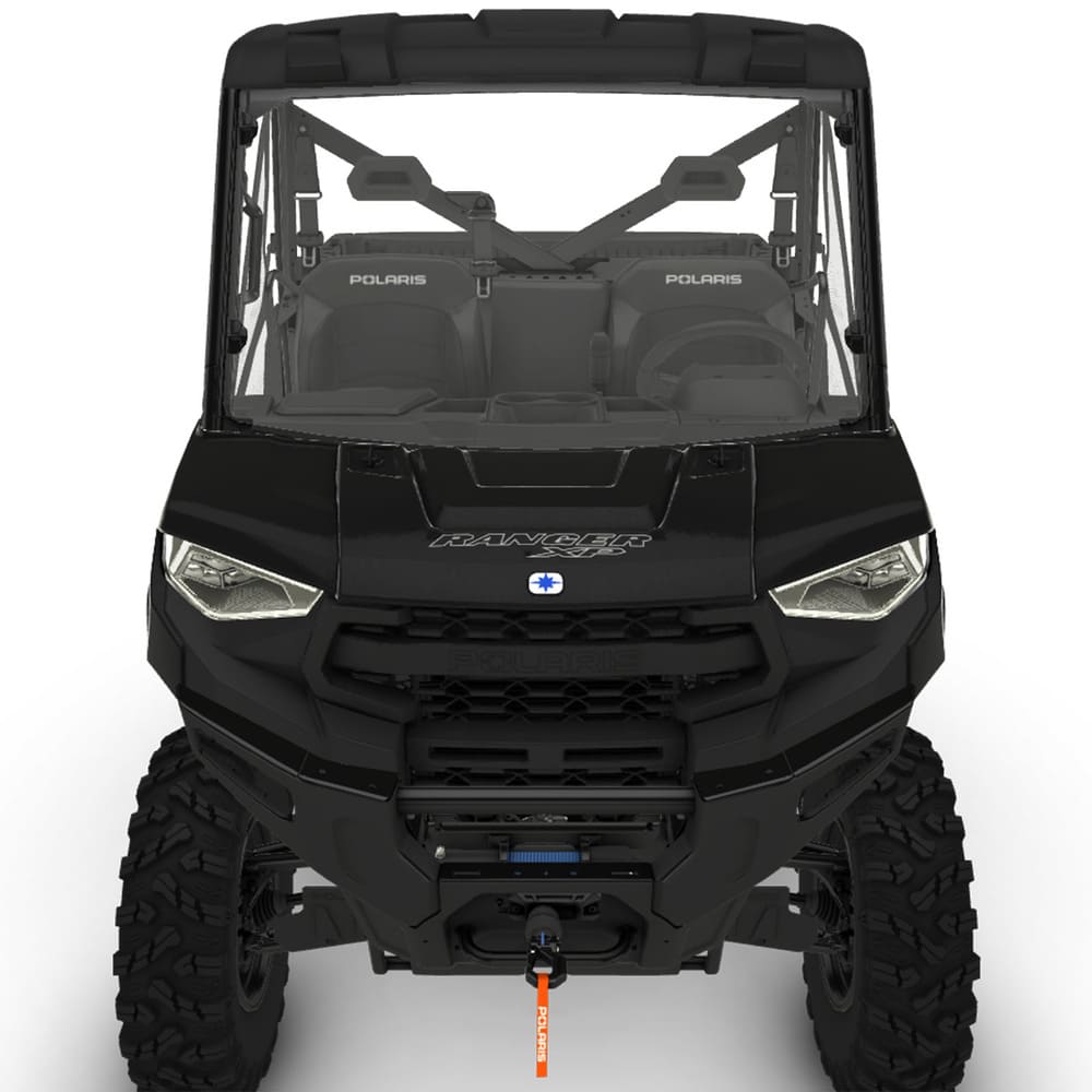 Polaris Lock & Ride Full Windshield - Hard Coat Poly