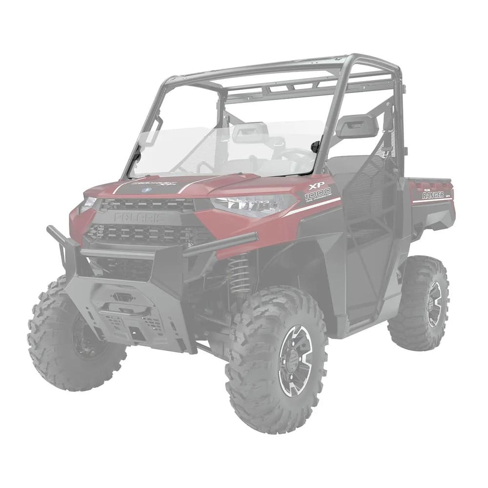 Polaris Lock & Ride Half Windshield- Poly