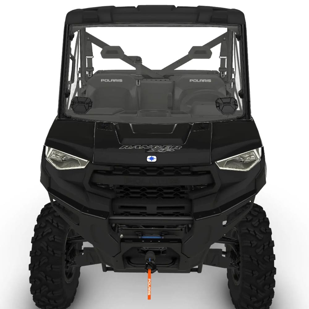 Polaris Lock & Ride Hard Coat Poly Vented Full Windshield
