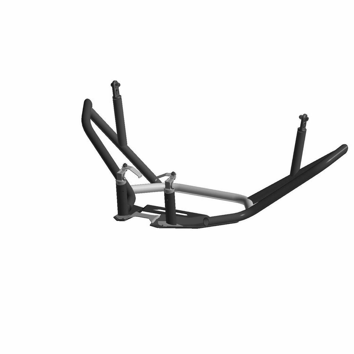 Polaris Matte Black High Coverage Rear Bumper