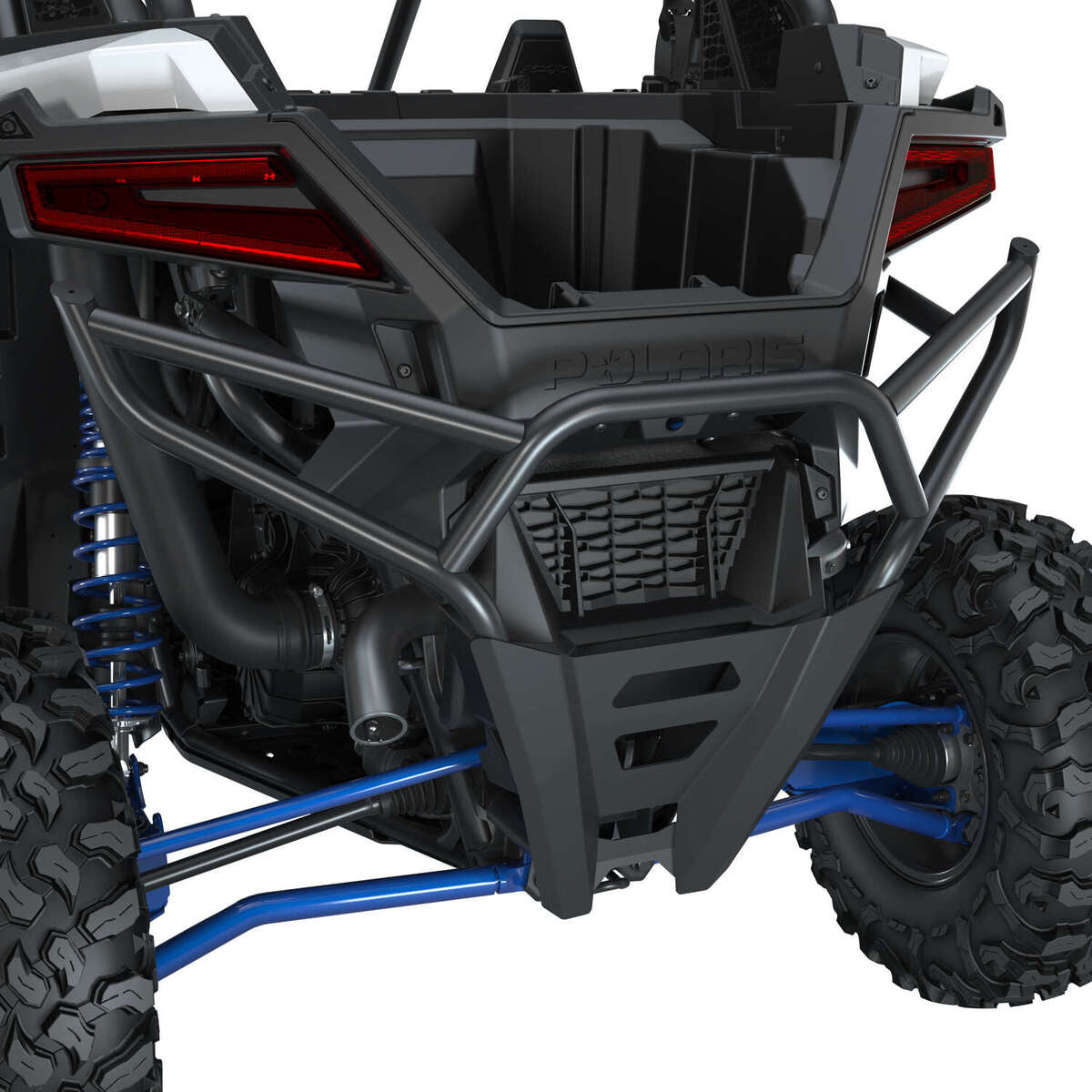 Polaris Matte Black High Coverage Rear Bumper