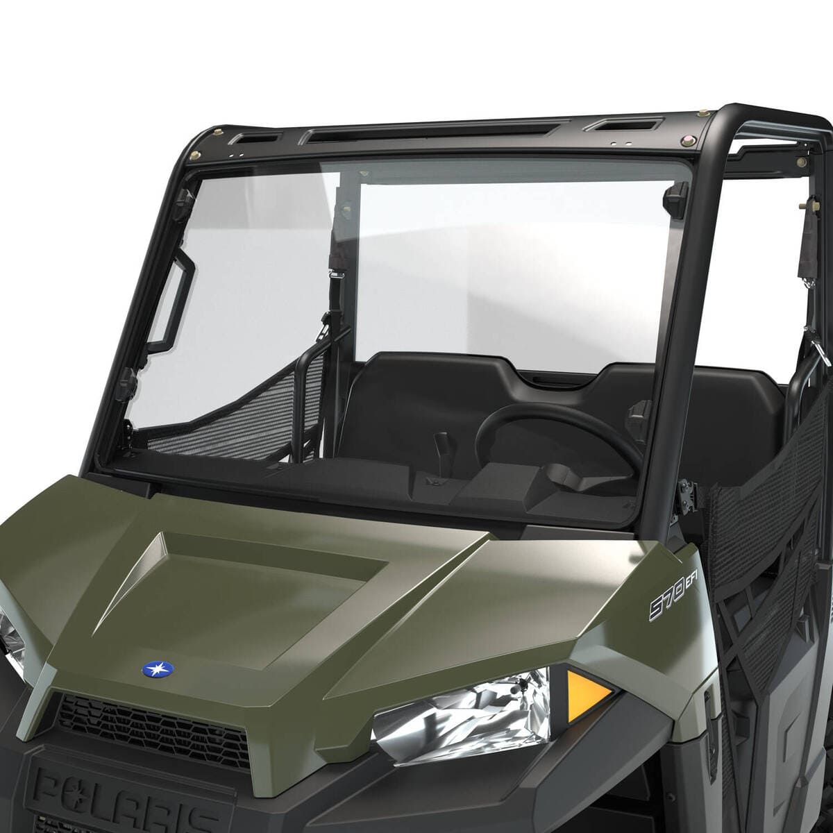 Polaris Polycarbonate Lock & Ride Full Windshield