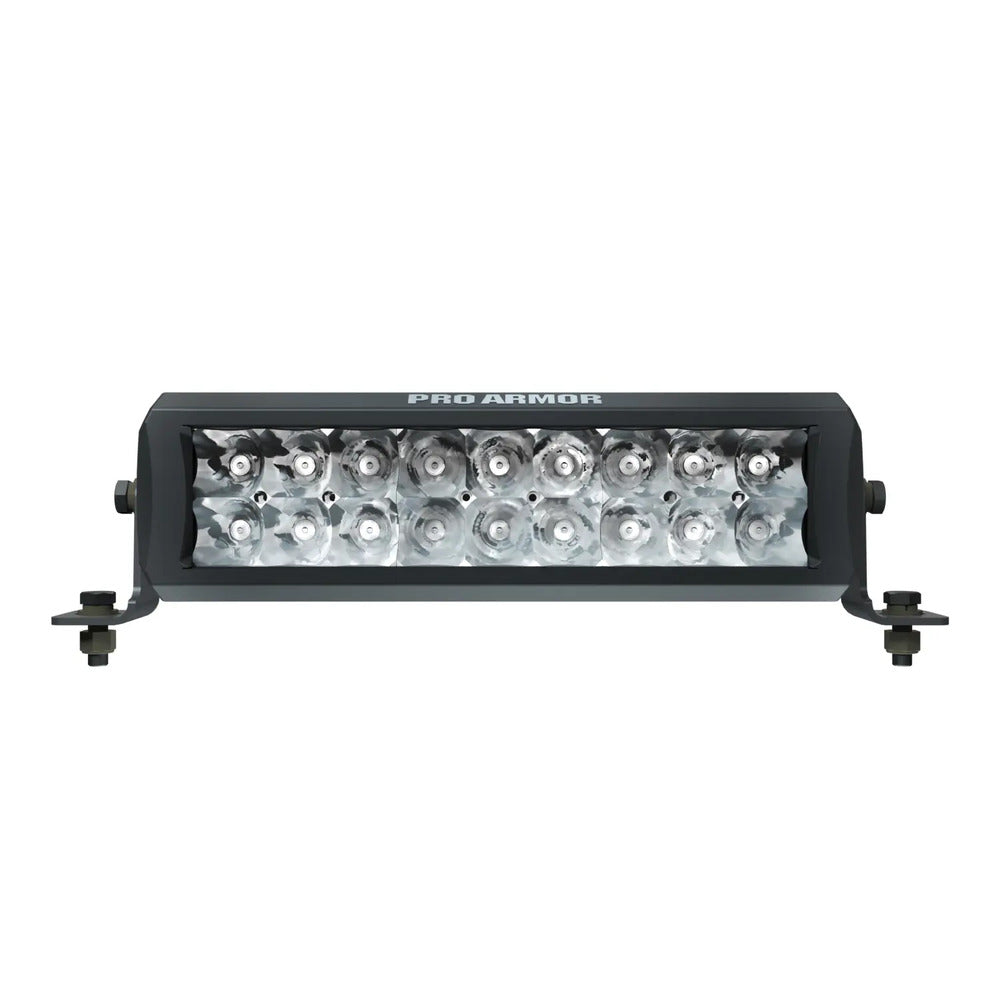 Polaris Pro Armor 11" Dual Row LED Spot Light Bar - White Lens