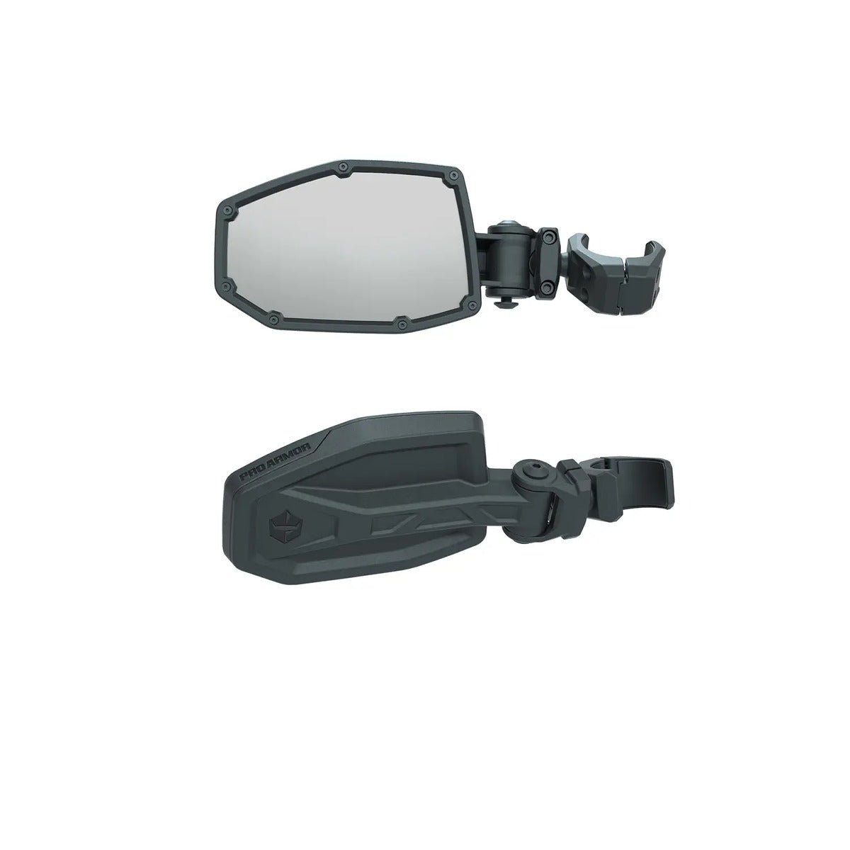 Polaris Pro Armor ROPS Mounted Side View Convex Mirrors - Set of 2