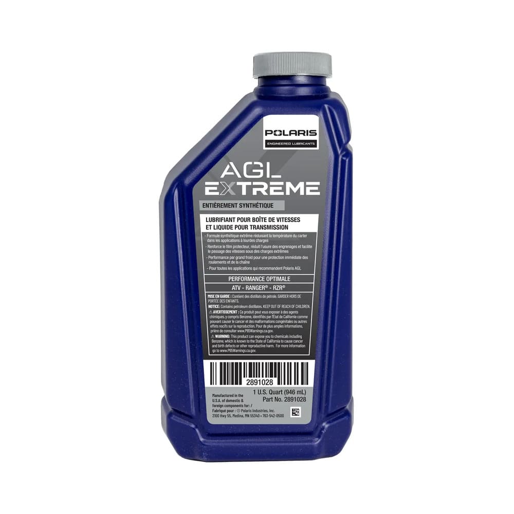 Polaris AGL Extreme Full Synthetic Gearcase Lubricant & Transmission Fluid