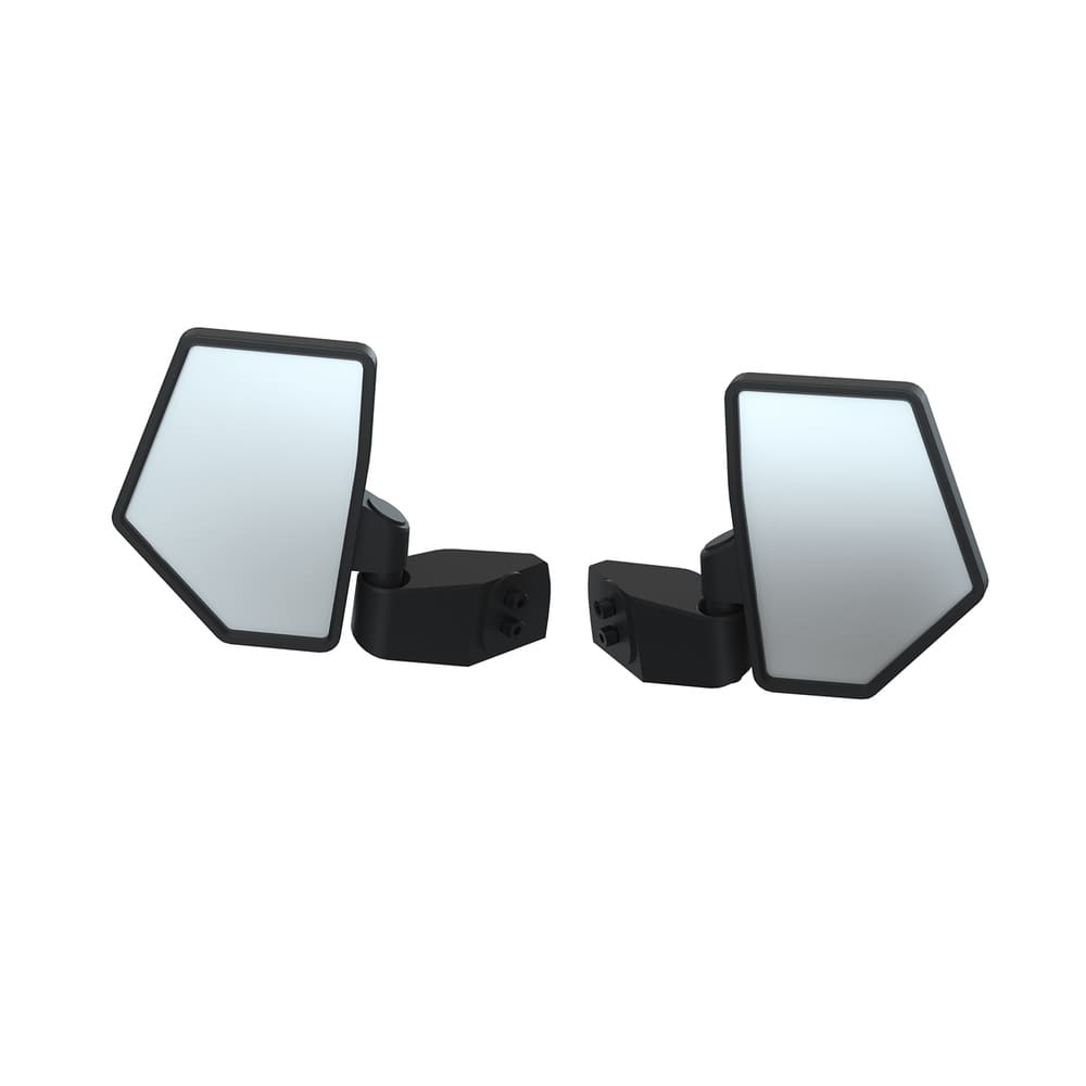 Polaris Ranger Door Mounted Side View Adjustable Folding Mirrors - Set of 2