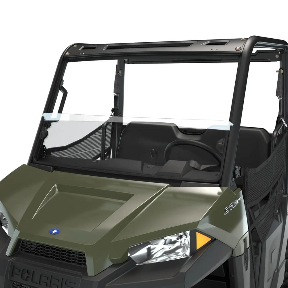 Polaris Ranger Lock & Ride Half Windshield - Poly