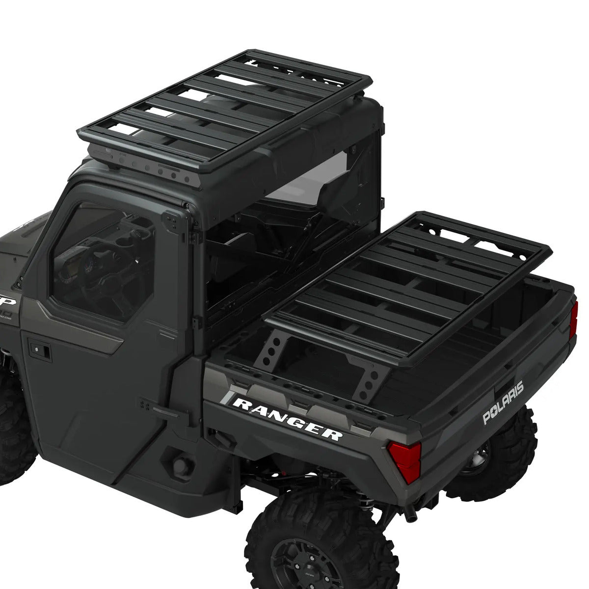 Polaris Ranger Rear Bed Rack & 3-Seat Roof Rack
