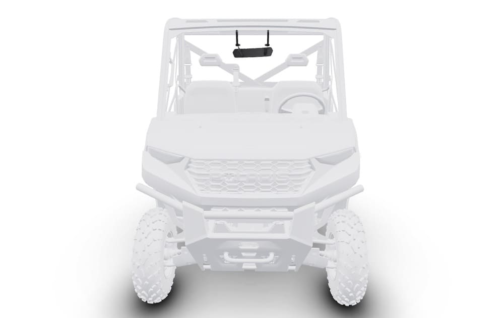 Polaris Ranger Wide Angle Rear View Mirror - Frame Mounted