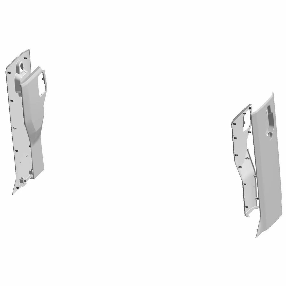 Polaris Ranger XD 1500/Crew Rear Exterior Accent Door Panel - Set of 2