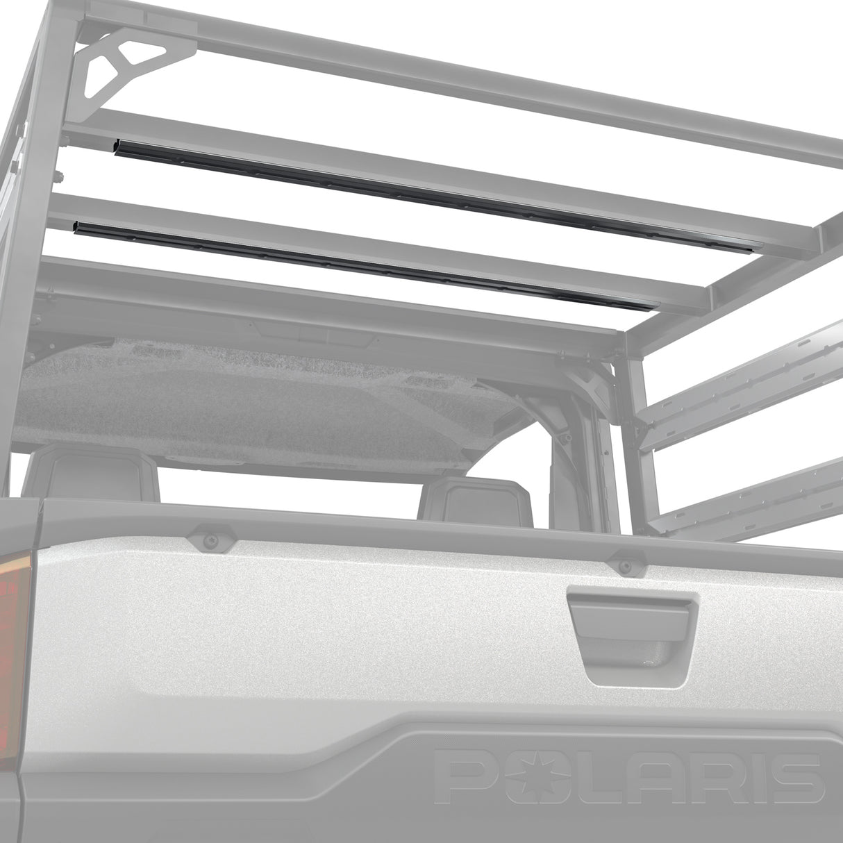 Polaris Ranger XD 1500 Lock & Ride MAX Rear Rails - MCS Cargo System & Rear Headache Rack