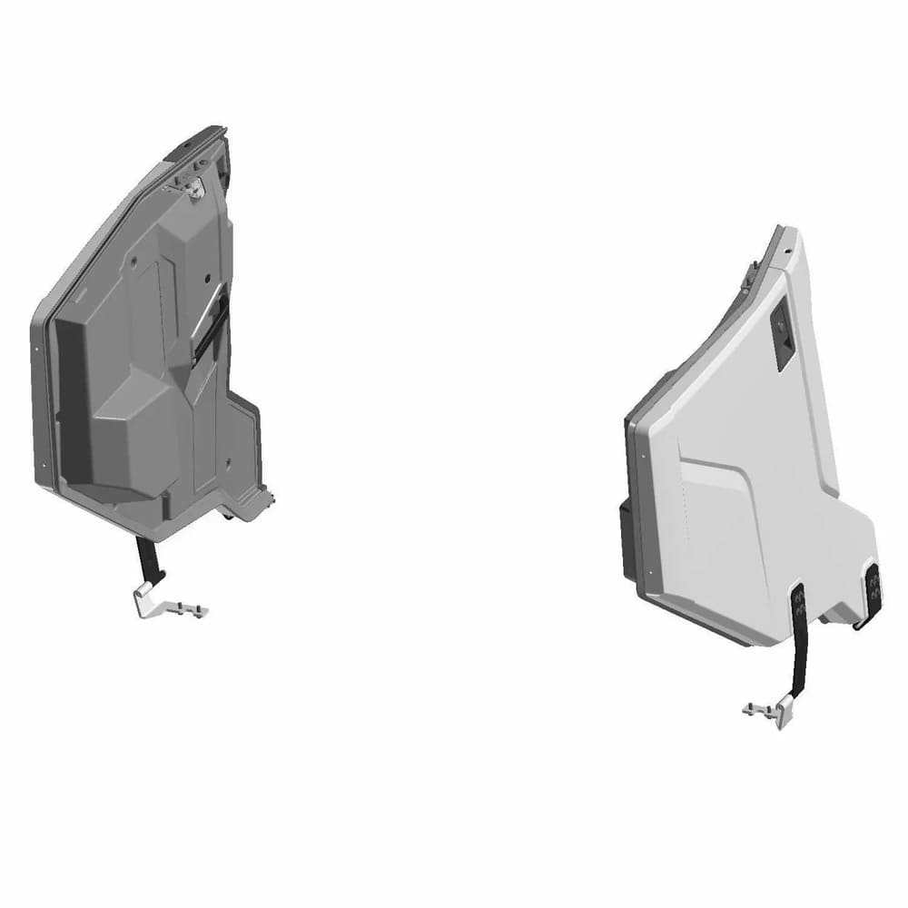 Polaris Ranger XP 1000/ Crew/ Pro XD Front Poly Half Doors - Set of 2