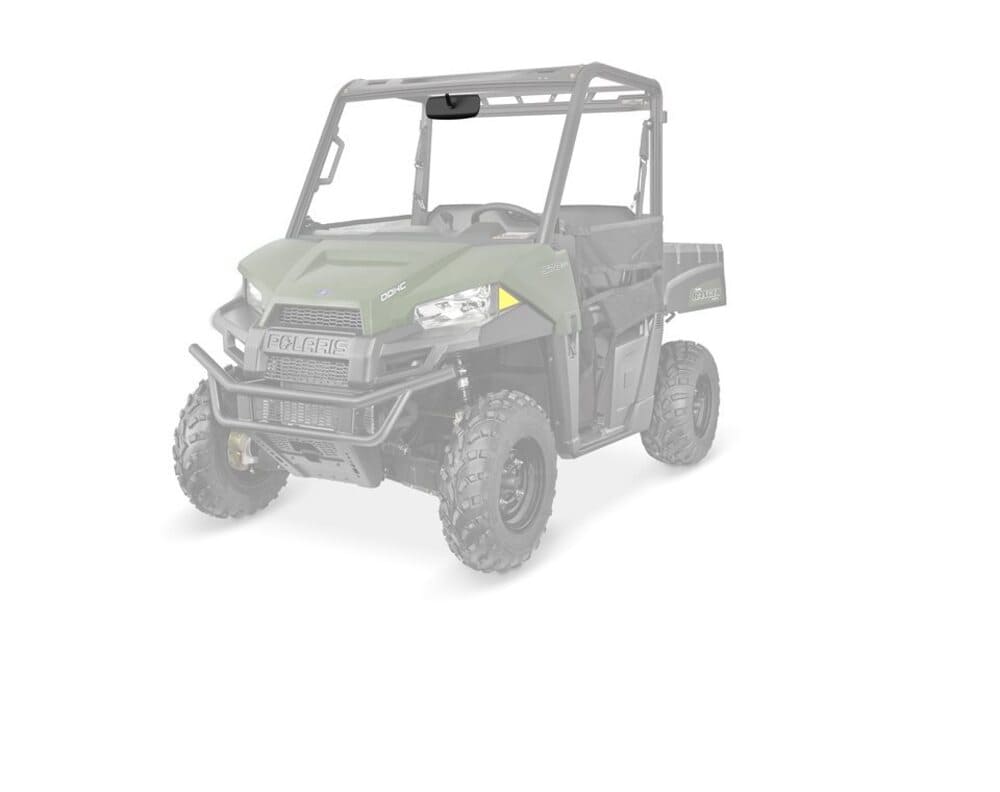 Polaris Ranger XP 1000/Crew Weatherproof Rear View Convex Mirror - Vehicle Frame Mounted Qty 1