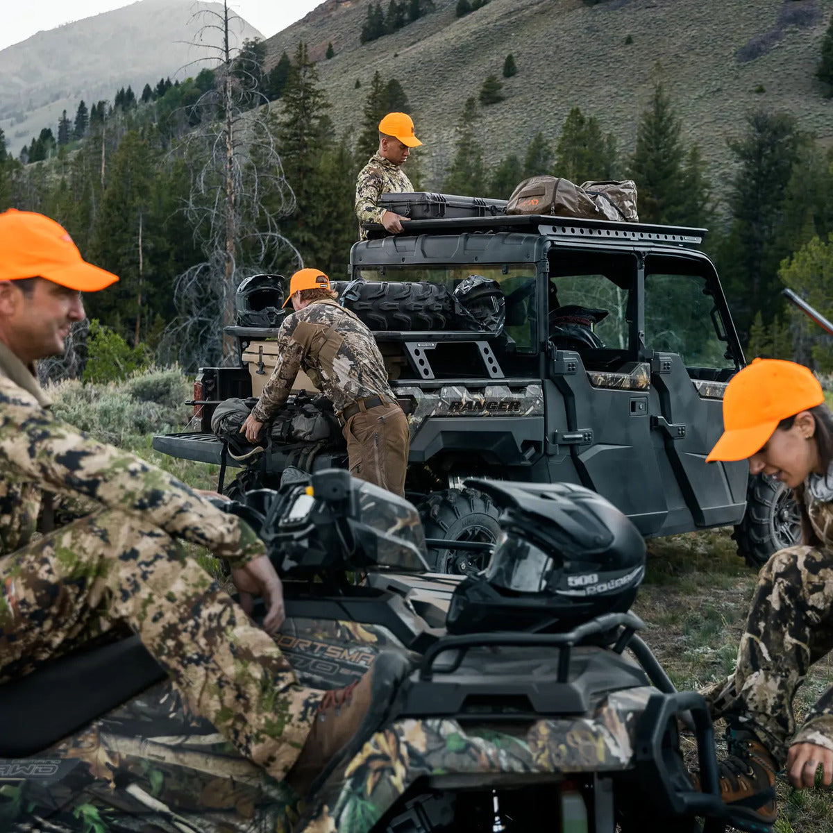 Polaris Rhino-Rack Spare Tire Carrier