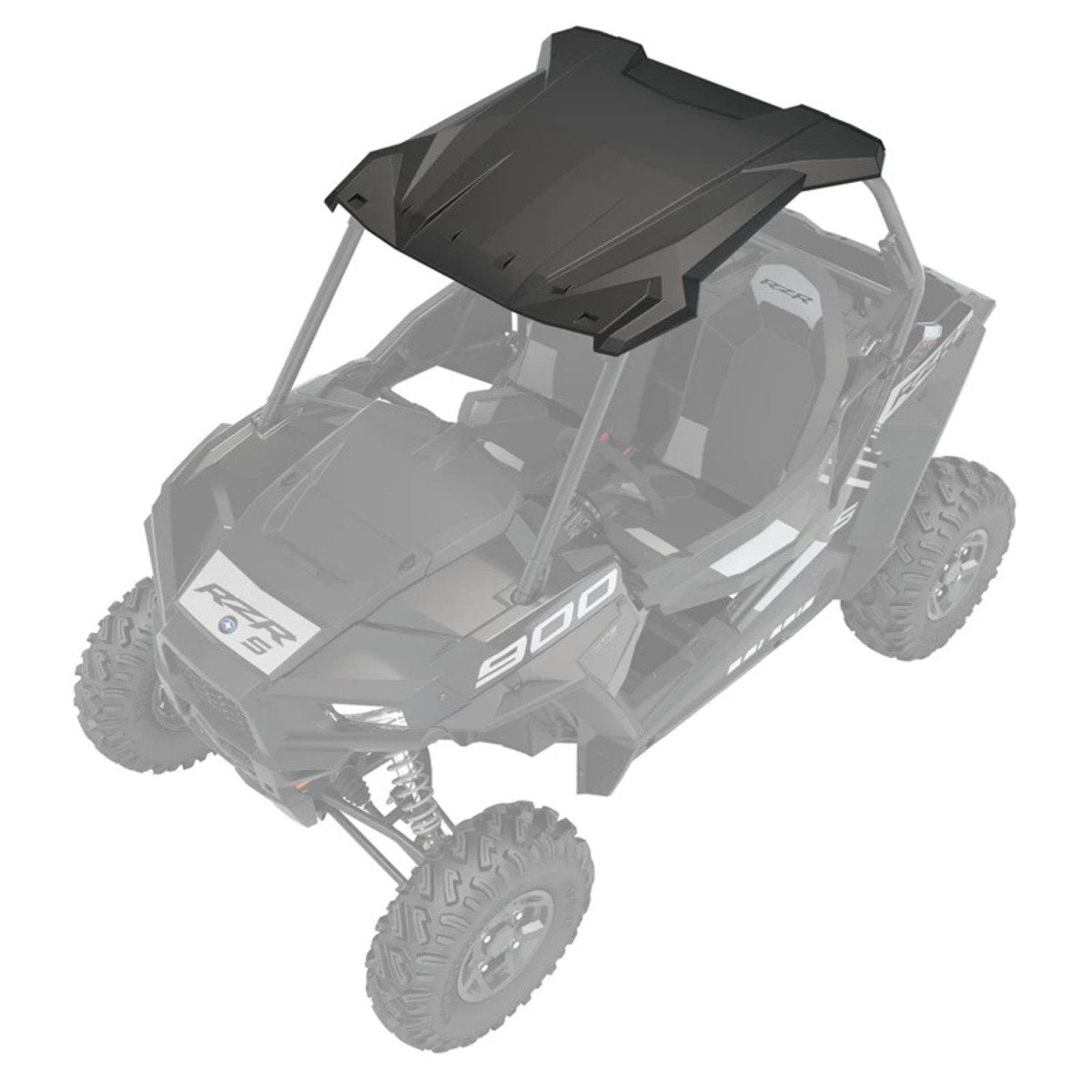 Polaris RZR Poly Sport Roof with Lock & Ride Technology - Black