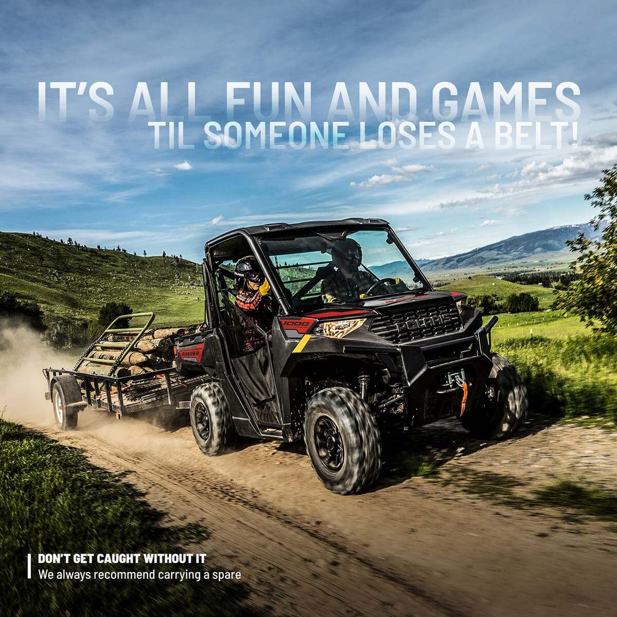 Polaris RZR & Ranger EBS Clutch Off Road CVT Drive Belt