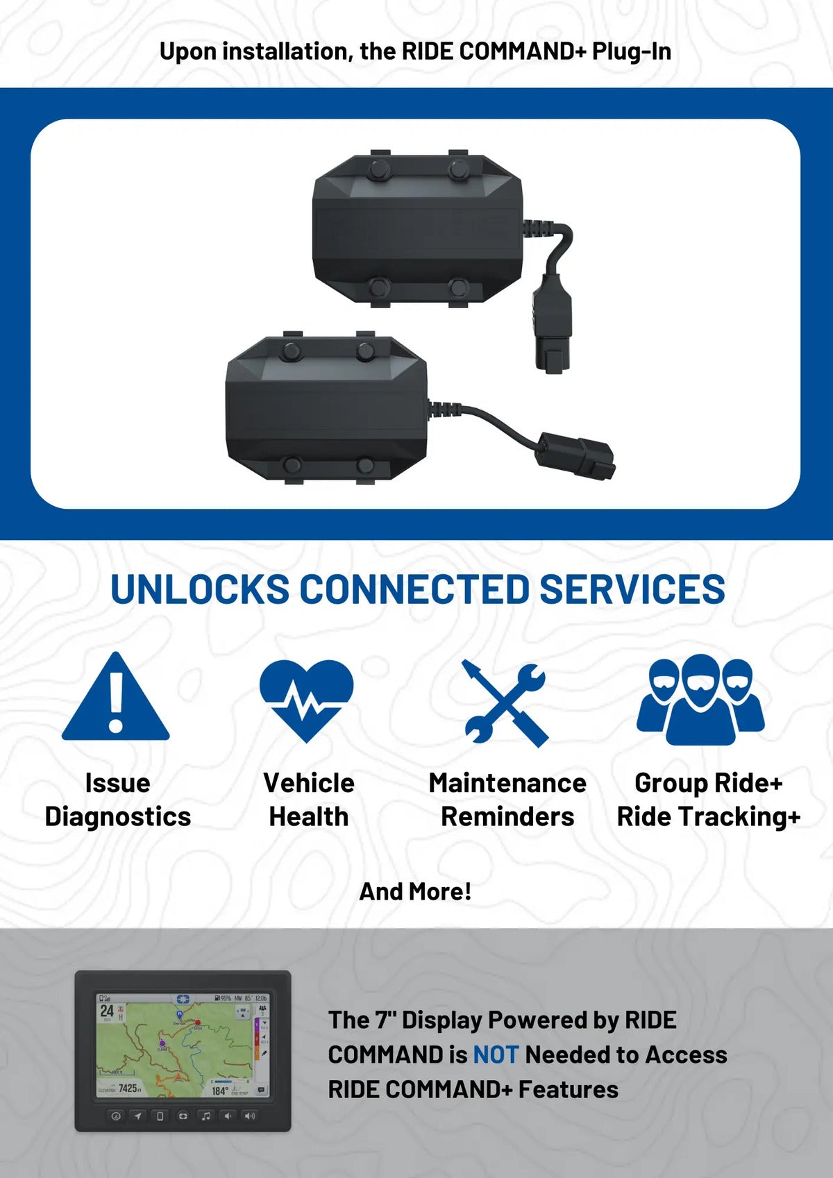 Polaris RZR Ride Command+ Plug-in & Install Kit