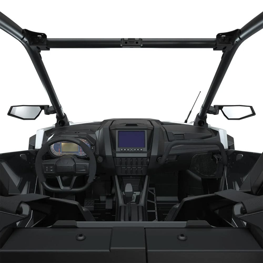 Polaris RZR Side View Adjustable Folding Mirrors Rops Mounted - Set of 2