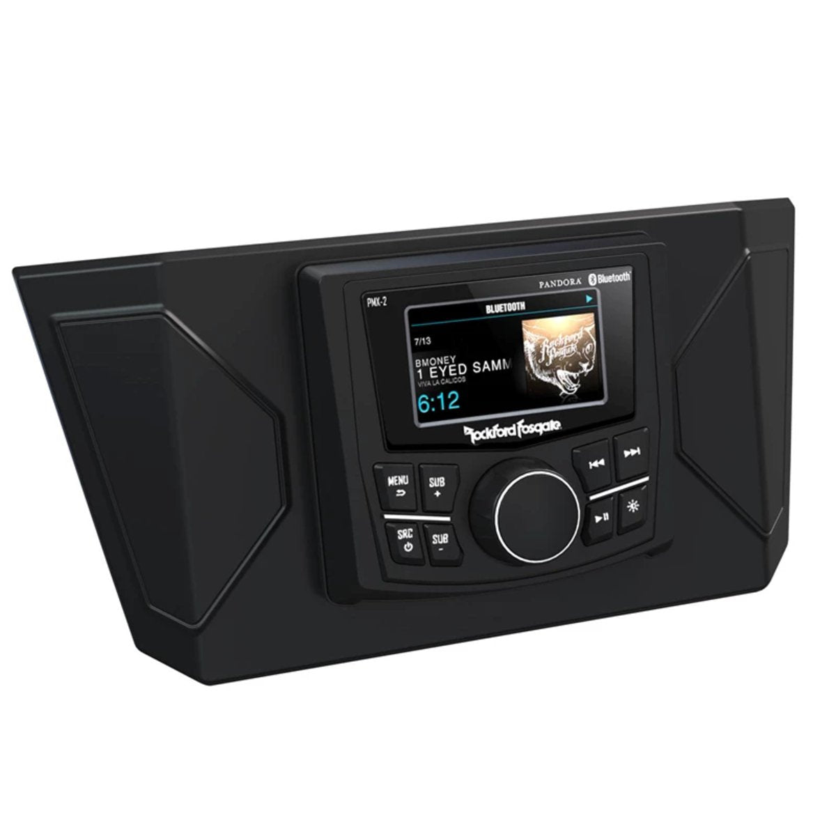 Polaris RZR Turbo R PMX-P2 Head Unit & Mount Kit by Rockford Fosgate