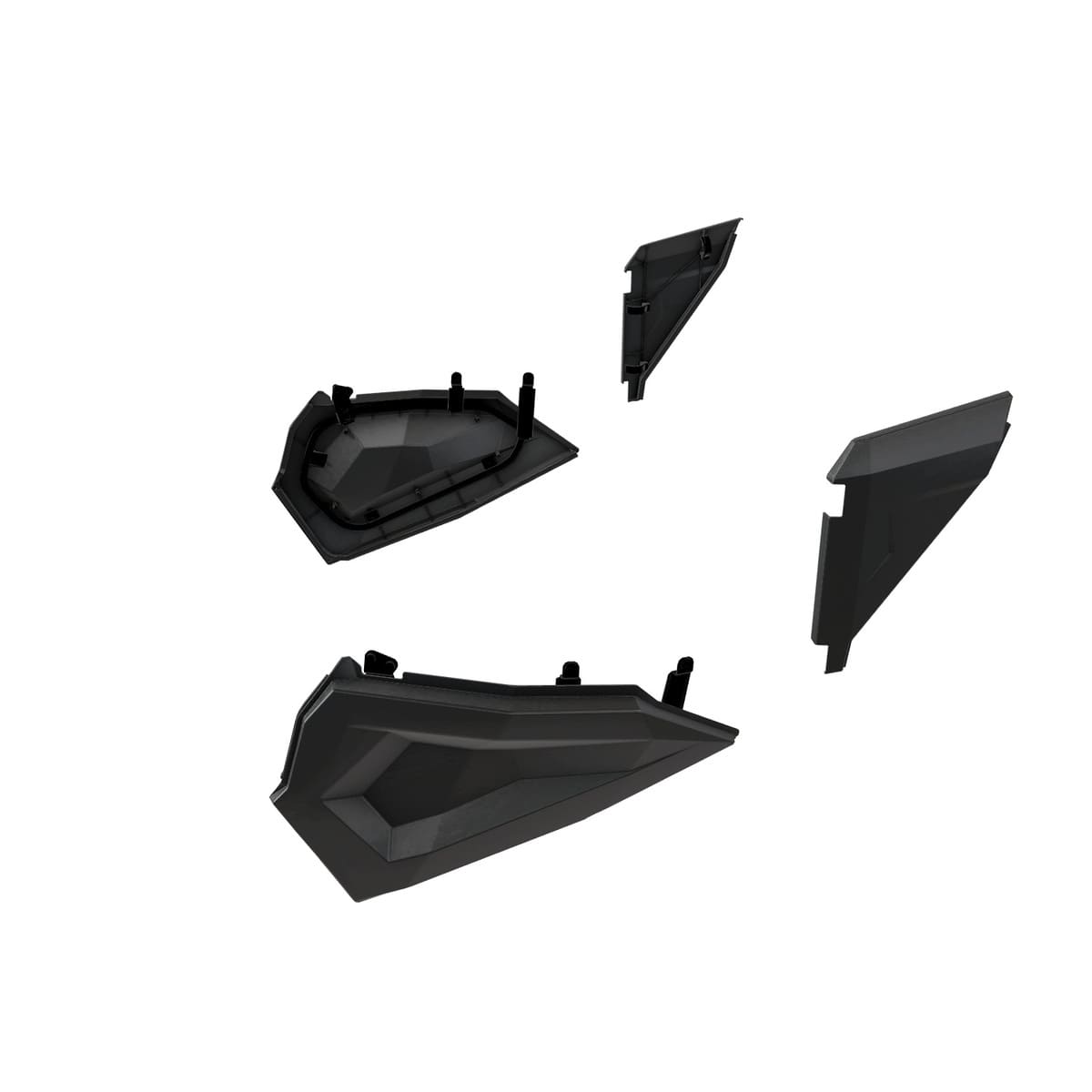 Polaris RZR XP 1000/S 900/Turbo S Front Lower Plastic Inserts Door - Set of 2