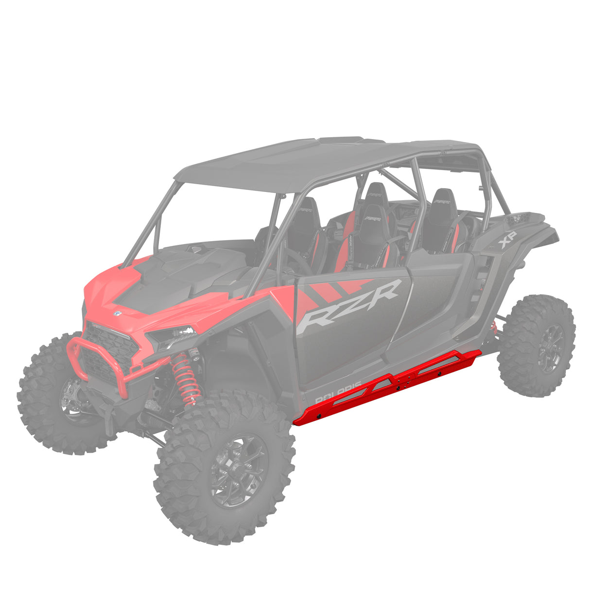 Polaris RZR XP 4 1000 Low Profile Rock Sliders - 4 Seat