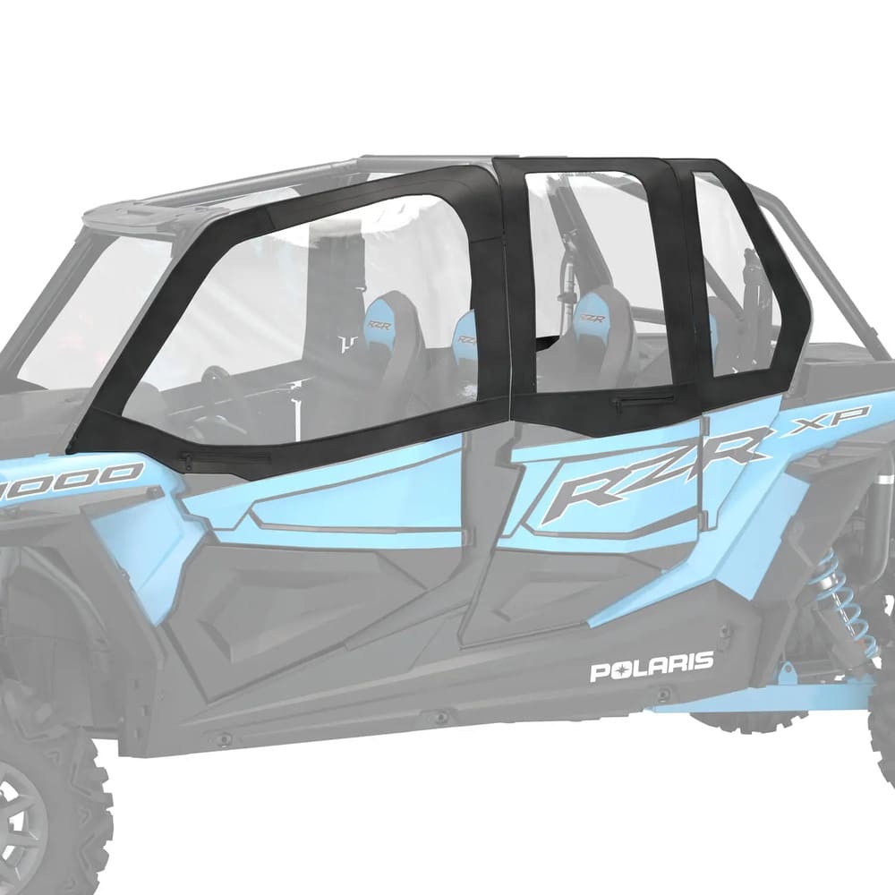 Polaris RZR XP 4 1000 Zip Window Front & Rear Upper Doors - Poly Set of 2