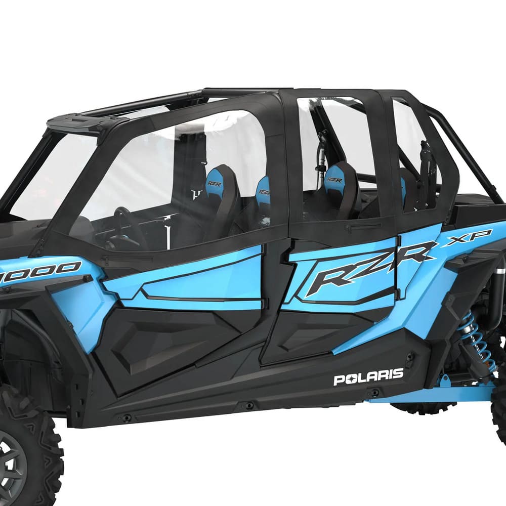 Polaris RZR XP 4 1000 Zip Window Front & Rear Upper Doors - Poly Set of 2