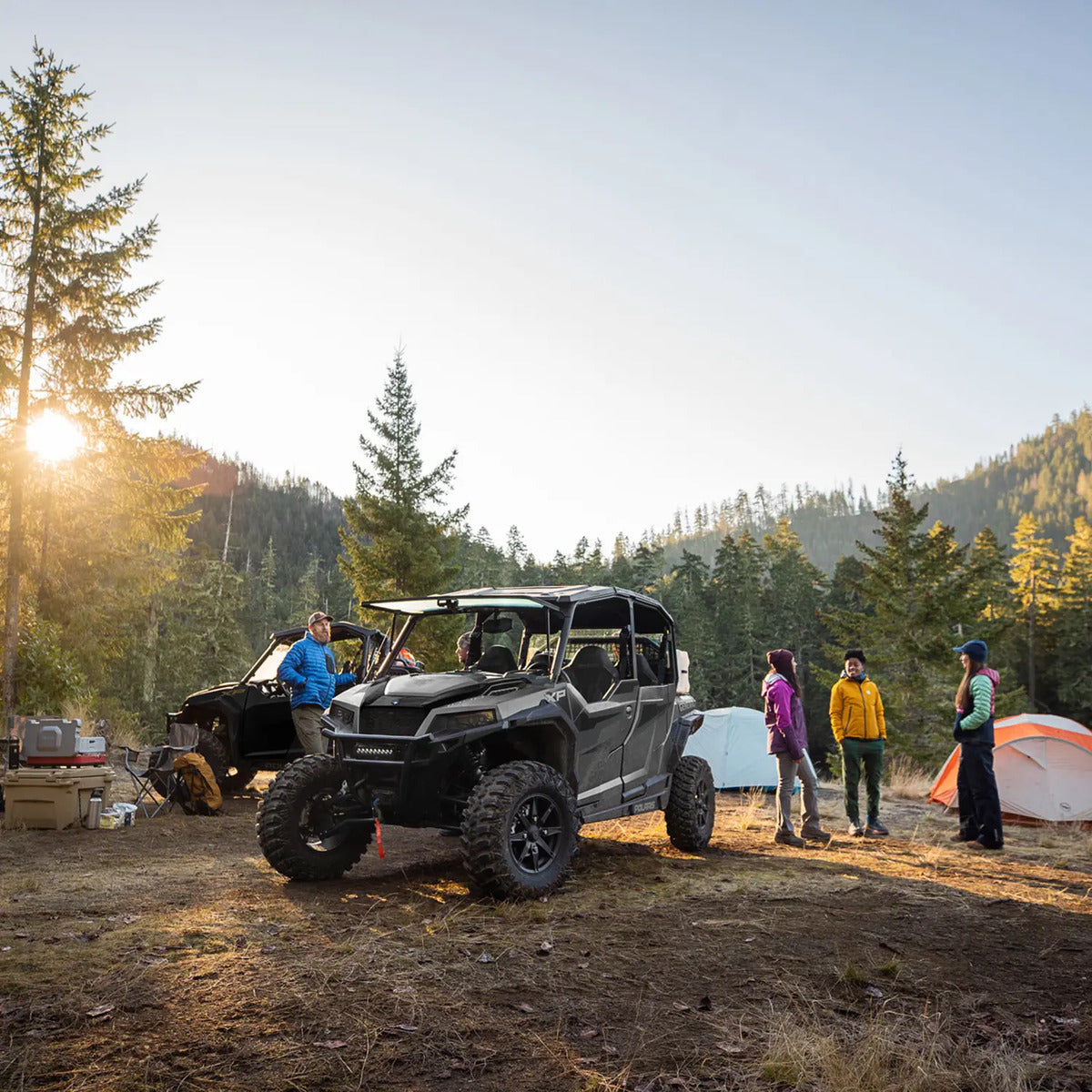 Polaris Tip-Out Glass Windshield