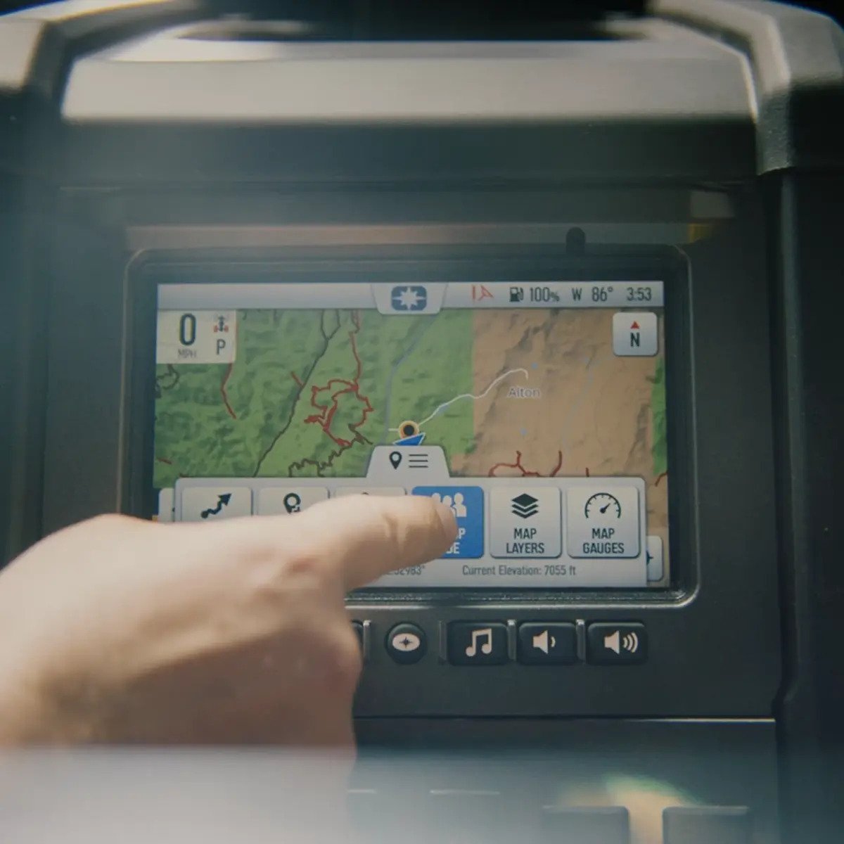 Polaris Trail Pro 4100 JBL Audio Upgrade + 7" Display Mount