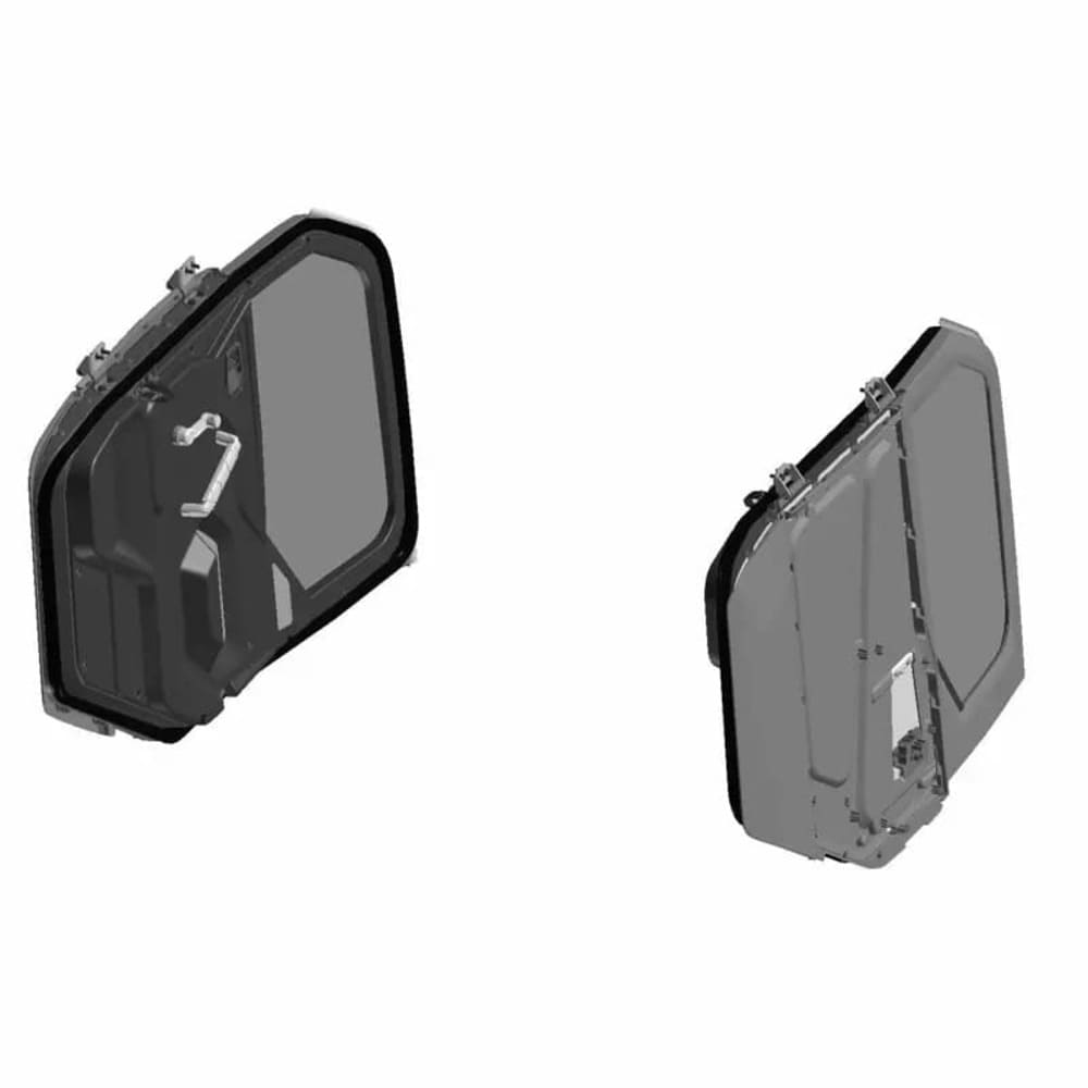 Polaris Xpedition Front Poly Manual Window Full Doors - Set of 2
