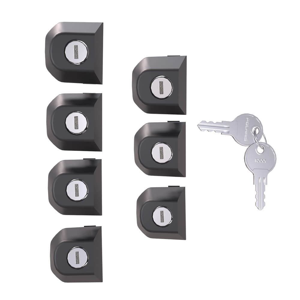 Polaris Xpedition Universal Vehicle Locks Doors & Rear Liftgates - Set of 2 Keys & 7 Key Cores