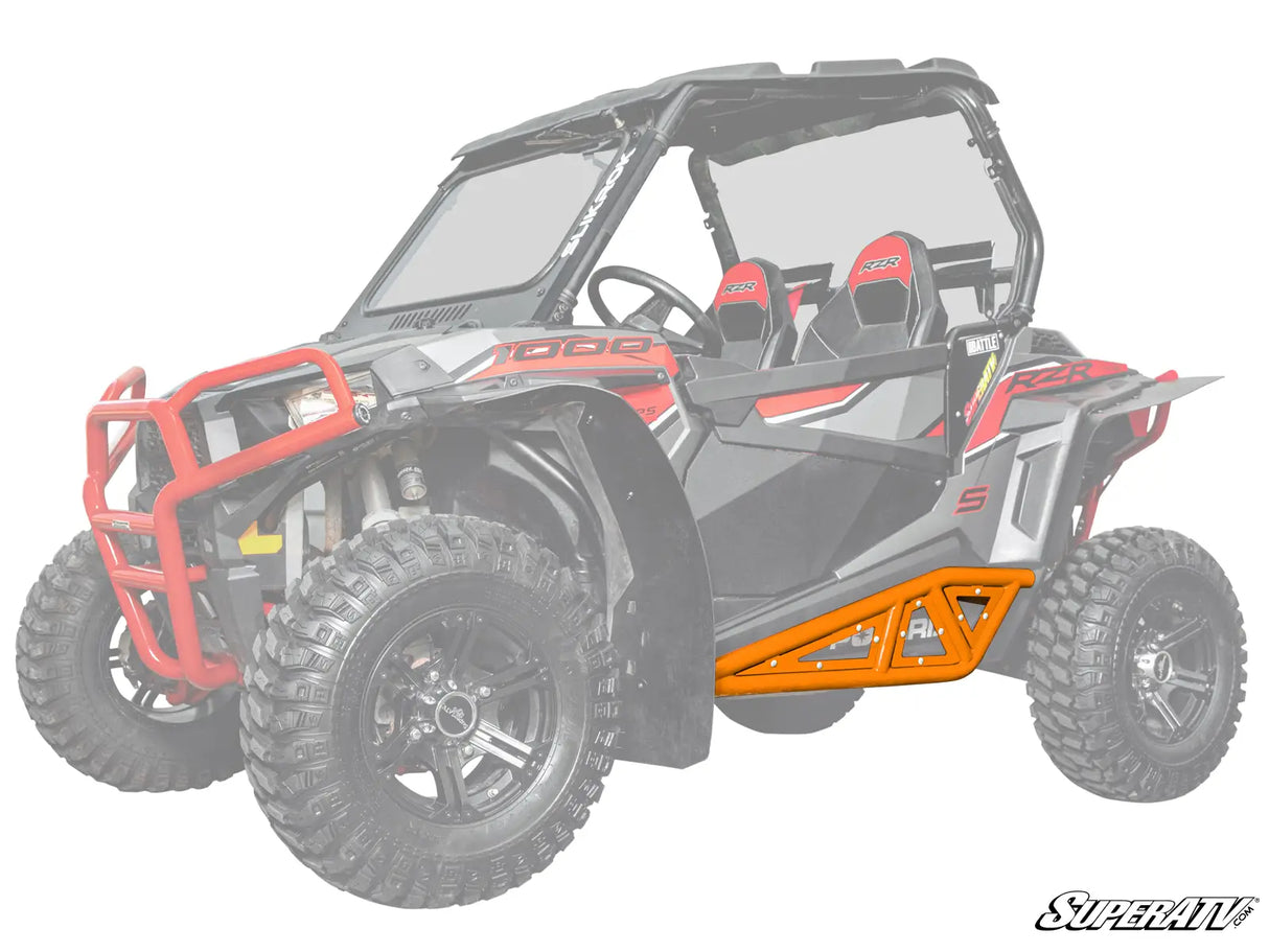 SuperATV Polaris RZR Trail 900 Heavy-Duty Tube Rock Sliders