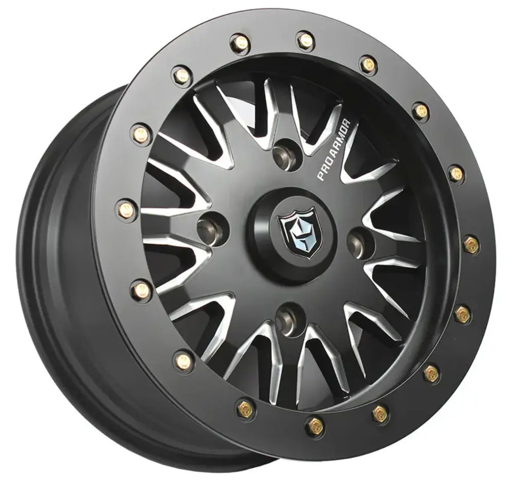 Pro Armor Can-Am Maverick Halo Milled Wheel - 15 x 7