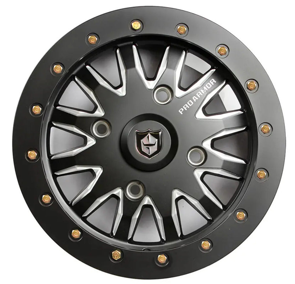 Pro Armor Can-Am Maverick Halo Milled Wheel - 15 x 7