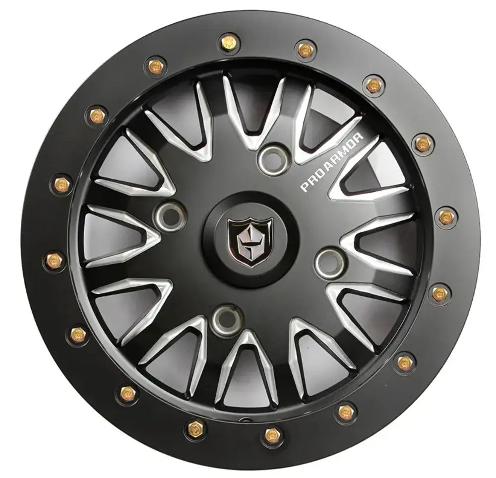 Pro Armor Can-Am Maverick Halo Milled Wheel With 156 Bolt Pattern - 15 x 7
