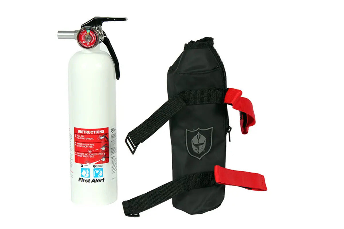 Pro Armor Fire Extinguisher Mount Kit - Mount & Fire Extinguisher