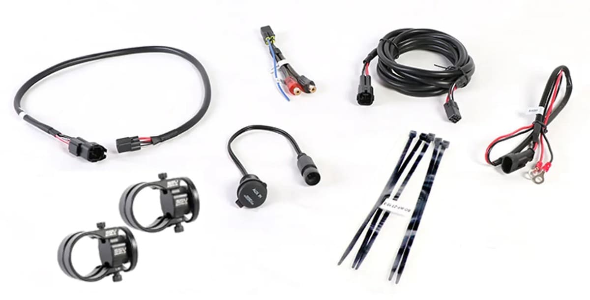 Pro Armor Polaris General 2-Speaker SXS Cage Audio Kit with Profile Clamps