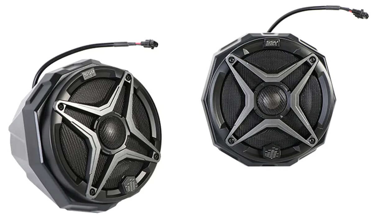 Pro Armor Polaris General 2-Speaker SXS Cage Audio Kit with Profile Clamps